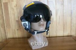 USAF Fighter Aviator Flight Helmet HGU-55/P Black Sun Visor