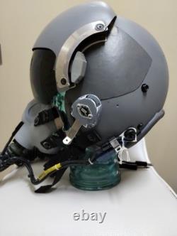 USAF Gentex HGU-55/P Flight Helmet With Mbu Mask Fighter Pilot Dual Visor