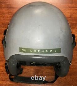 USAF HGU 55/P Gentex Flight F-16 F-111 Pilot Helmet & MBU5/P Oxygen Mask NAMED