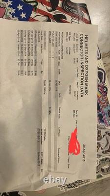 USAF HGU-55/P Pilot Flight Helmet & MBU-12/ Oxygen Mask Pilot Worn