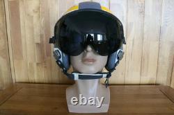 USAF Navy Fighter Pilot Helmet Gentex Helmet Pull Down Sunvisor $750