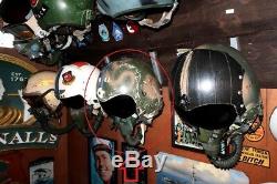 USAF Vietnam Krieg Fliegerhelm HGU-2A/P Named Pilot Flight Helmet Pilotenhelm