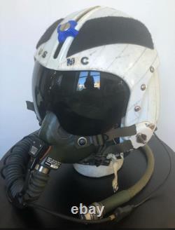USMC HGU-33 fighter pilot flight helmet F-4, F-18, Harrier AV-8, size medium USMC HGU-33 fighter pilot flight helmet F-4, F-18, Harrier AV-8, size medium