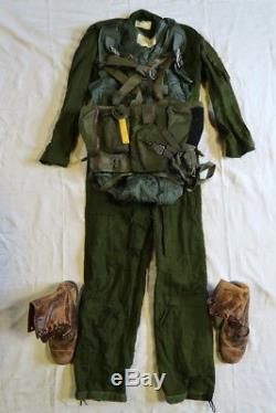 USN Pilot Gear Lot MA-2 Torso Harness No Flight Helmet SV-2A Survival Vest Kit