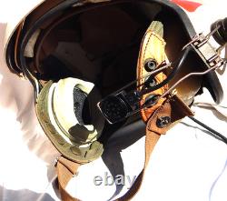 USN, USMC, USCG Pilot & Aircrew Dual Visor Flight Helmet Type SPH-3B Size XLarge