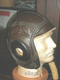 Us Navy Slote & Klein Winter Flight Pilot Aviator Helmet Sz Extra Large