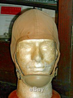 Us Navy Ww2 1092s Flight Pilot Helmet Sz 7 1/4 Nos Slote & Klein