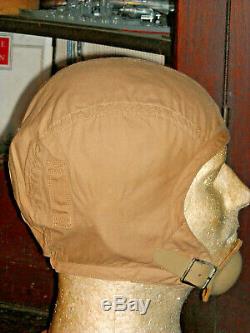 Us Navy Ww2 1092s Flight Pilot Helmet Sz 7 1/4 Nos Slote & Klein