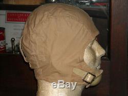 Us Navy Ww2 M-450 Flight Pilot Helmet Sz 7 3/8 Nos