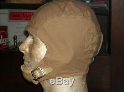 Us Navy Ww2 M-450 Flight Pilot Helmet Sz 7 3/8 Nos