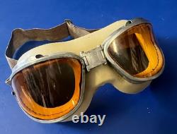 Us Navy/usmc Chas. Fischer Mkii Pilot Flying Goggles