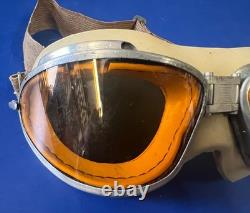 Us Navy/usmc Chas. Fischer Mkii Pilot Flying Goggles