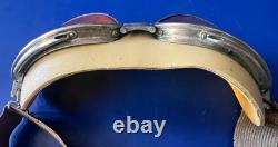 Us Navy/usmc Chas. Fischer Mkii Pilot Flying Goggles