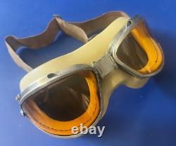 Us Navy/usmc Chas. Fischer Mkii Pilot Flying Goggles