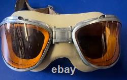 Us Navy/usmc Chas. Fischer Mkii Pilot Flying Goggles