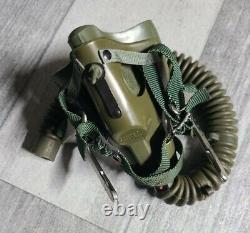 Usaf Mbu Oxygen Mask Facepiece Adapter Hose Pilot Flight Helmet Long Narrow