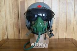 Used Air Force Fighter Pilot Flight Helmet, Oxygen Mask