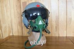 Used Air Force Fighter Pilot Flight Helmet, Oxygen Mask