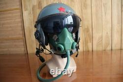 Used Air Force Fighter Pilot Flight Helmet, Oxygen Mask