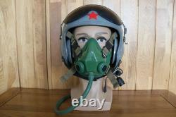 Used Air Force Fighter Pilot Flight Helmet, Oxygen Mask