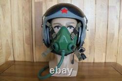 Used Air Force Fighter Pilot Helmet, Oxygen Mask KJB-1