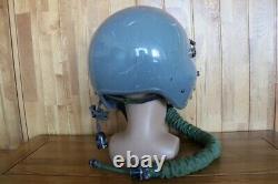 Used Air Force Fighter Pilot Helmet, Pull down Sunvisor, Oxygen Mask Ym-9915G