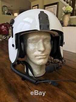 Used Civilian Hgu56 Gentex Flight Helmet, Anr Hgu 56 Helicopter Pilot Commercial