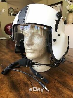 Used Civilian Hgu56 Gentex Flight Helmet, Anr Hgu 56 Helicopter Pilot Commercial