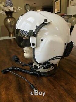 Used Civilian Hgu56 Gentex Flight Helmet, Anr Hgu 56 Helicopter Pilot Commercial