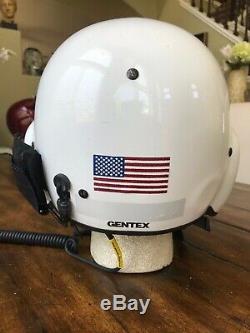 Used Civilian Hgu56 Gentex Flight Helmet, Anr Hgu 56 Helicopter Pilot Commercial