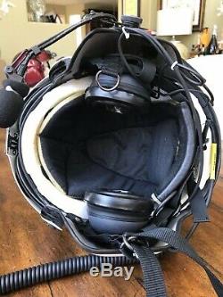 Used Civilian Hgu56 Gentex Flight Helmet, Anr Hgu 56 Helicopter Pilot Commercial