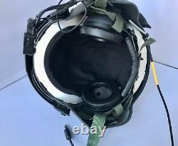 Used Commercial Medium Hgu56p Helicopter Pilot Flight Helmet, Lip Light Hgu 56