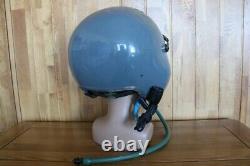 Used Fighter Pilot Aircraft Aviator Flight Helmet, Black Sun Visor, oxygen mask