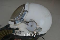 Used High Altitude Air Force Fighter Pilots Flight Helmet, Used Helmet
