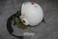 Used Mig Fighter Pilot Flight Helmet No. 8804046