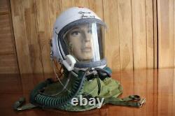 Used mig-21 Fighter Pilot Flight Helmet TK-1, pressure suit DC-4