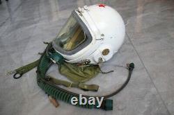 Used mig-21 Fighter Pilot Flight Helmet TK-1, pressure suit DC-4