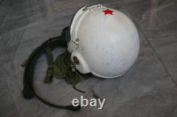 Used mig-21 Fighter Pilot Flight Helmet TK-1, pressure suit DC-4
