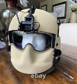 Usmc Gentex Hgu 56p Large Helicopter Pilot Flight Helmet Mfs Nvg Mount Bag Hgu56