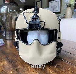 Usmc Gentex Hgu 56p Large Helicopter Pilot Flight Helmet Mfs Nvg Mount Bag Hgu56