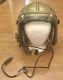 Usn Navy Pilot Flight Helmet Post Wwii Korean War Era Bassons Industries