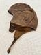 VTG 1920s 1940s Scully Bros Leather Airmail Flight Helmet Aviator Pilot Cap