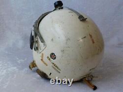 VTG 50's US Air Force Named Selby Shoe Co. F-86 P-3 PILOT FLIGHT HELMET with Bag