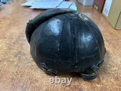 Very Scarce WW2 German Air Force Luftwaffe Pilot SSK90 Flying Flight Helmet