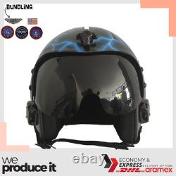 Vf 101 Grim Reaper Hgu-33 Flight Helmet Movie Prop Pilot Aviator Usn Navy +patch Vf 101 Grim Reaper Hgu-33 Flight Helmet Movie Prop Pilot Aviator Usn Navy +patch