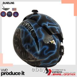 Vf 101 Grim Reaper Hgu-33 Flight Helmet Movie Prop Pilot Aviator Usn Navy +patch Vf 101 Grim Reaper Hgu-33 Flight Helmet Movie Prop Pilot Aviator Usn Navy +patch