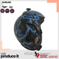Vf 101 Grim Reaper Hgu-33 Flight Helmet Movie Prop Pilot Aviator Usn Navy +patch