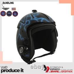 Vf 101 Grim Reaper Hgu-33 Flight Helmet Movie Prop Pilot Aviator Usn Navy +patch