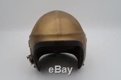 Vintage 1950's U. S. NAVY H-4 Pilot Flight Helmet Size Medium GENTEX