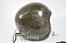 Vintage 1950's US Air Force P-1A Pilot Flight Helmet USAF General Textile